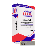 0518 TeploRob Штукатурка цементно-известковая легкая Perel 20 кг с доставкой от официального дилера завода