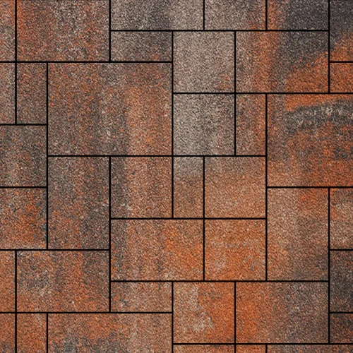 Тротуарная плитка Steinrus Инсбрук Альпен, 60 мм, ColorMix Рей, native по низкой цене