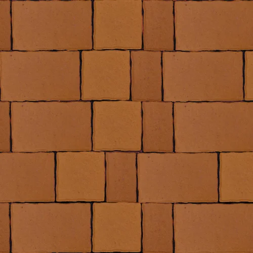 Тротуарная плитка Steinrus Старый город Штайн, 60 мм, оранжевый, гладкая по низкой цене