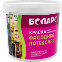 Краска водно-дисперсионная фасадная латексная (ВД-АК 107) 40 кг БОЛАРС с доставкой от официального дилера завода