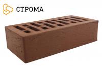 Кирпич облицовочный Коричневый Рустик 1НФ СТРОМА с доставкой от официального дилера завода