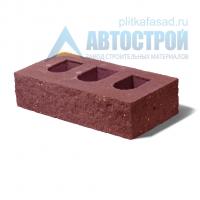 Кирпич бетонный стеновой пустотелый фасадный колотый угловой красный А-Строй с доставкой от официального дилера завода