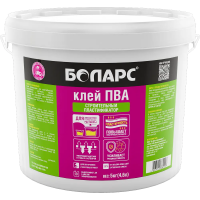 Клей ПВА строительный 10 кг БОЛАРС с доставкой от официального дилера завода