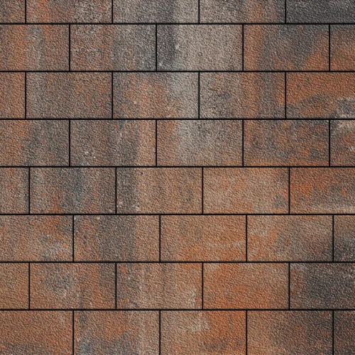 Тротуарная плитка Steinrus Бельпассо Медио, 80 мм, ColorMix Рей, native по низкой цене