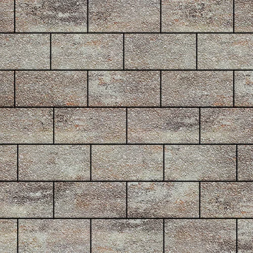 Тротуарная плитка Steinrus Грас, 80 мм, ColorMix Берилл, antico по низкой цене