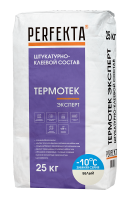 Штукатурно-клеевой состав Термотек Эксперт Зимняя серия белый, 25 кг Перфекта с доставкой от официального дилера завода