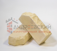 Кирпич гиперпрессованный Скала одноугловой Слоновая кость 1 NF Андреевский с доставкой от официального дилера завода