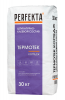 Штукатурно-клеевой состав Термотек Коттедж, 30 кг Перфекта с доставкой от официального дилера завода