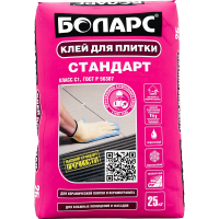 Клей для плитки Стандарт 5 кг БОЛАРС с доставкой от официального дилера завода