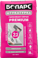 Штукатурка гипсовая серая PREMIUM Боларс с доставкой от официального дилера завода