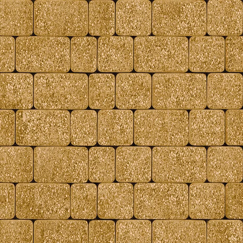 Тротуарная плитка Steinrus Инсбрук Альт, 60 мм, жёлтый, Old-Age по низкой цене