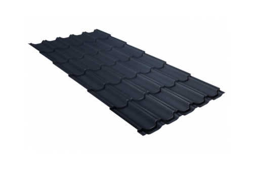 Металлочерепица Квинта плюс Rooftop Бархат RAL 7024 мокрый асфальт по низкой цене