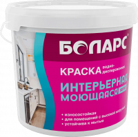 Краска водно-дисперсионная интерьерная моющаяся (ВД-АК 218) 40 кг БОЛАРС с доставкой от официального дилера завода