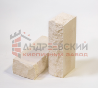 Кирпич гиперпрессованный угловой Скала Белый 1.4 NF Андреевский с доставкой от официального дилера завода