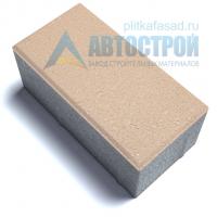 Тротуарная плитка «Брусчатка» с фаской 120х250х80 (12х25х8) бежевая Автострой с доставкой от официального дилера завода