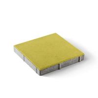 Тротуарная плитка Квадрат Моно Желтый 330x330х50 Колдиз с доставкой от официального дилера завода