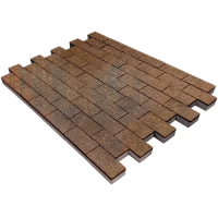 Тротуарная плитка Steinrus Прямоугольник, 60 мм, ColorMix Штайнрус, native с доставкой от официального дилера завода