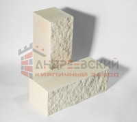 Кирпич гиперпрессованный Плоский скол Слоновая кость 1.4 NF Андреевский с доставкой от официального дилера завода