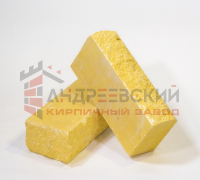 Кирпич гиперпрессованный Скала угловой Желтый 1 NF Андреевский с доставкой от официального дилера завода