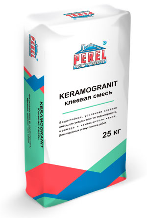 0322 KERAMOGRANIT Клей для плитки усиленный , 25 кг по низкой цене