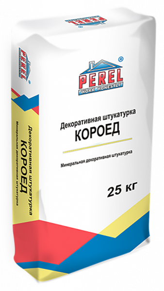 Короед Декоративная структурная цементная штукатурка Perel Cemento, 25 кг по низкой цене