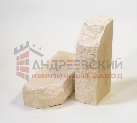 Кирпич гиперпрессованный одноугловой Скала Белый 1.4 NF Андреевский по низкой цене