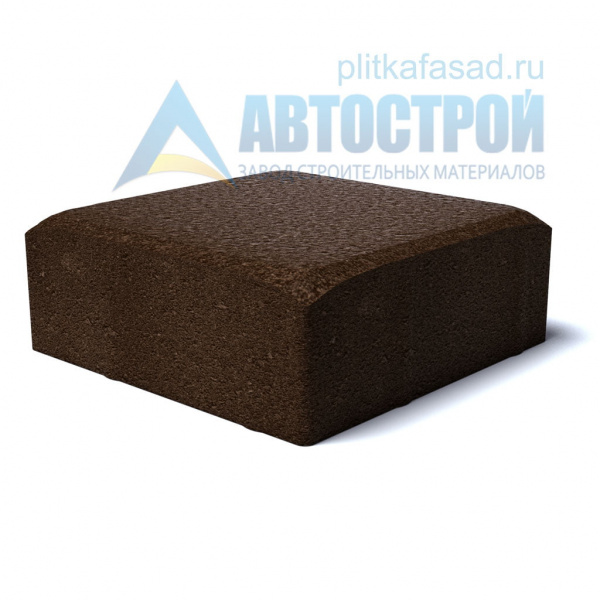 Тротуарная плитка «Английский булыжник малый» 160х160х40 (16х16х4) коричневая Автострой по низкой цене