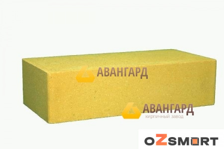 Кирпич гиперпрессованный гладкий желтый ГЛ по низкой цене