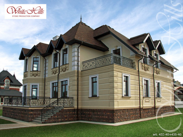 Искусственный декоративный камень Шеффилд 430-40+435-40 углы White Hills по низкой цене