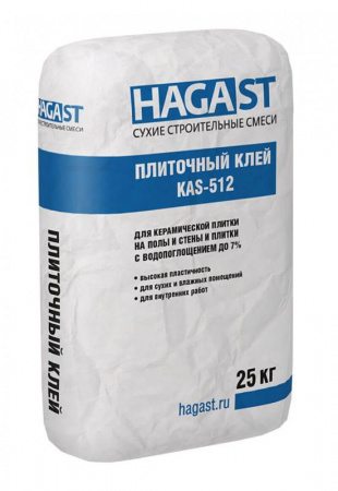 Плиточный клей для плотной плитки KAS-512 HAGA ST по низкой цене