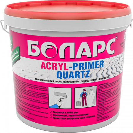 Грунт колеровочный акриловый Acryl-primer Quartz 7 кг БОЛАРС по низкой цене