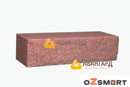 Кирпич рваный ложковый гранатовый ДКЛ по низкой цене