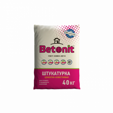 Штукатурка цементная ГОСТ 40 кг Betonit по низкой цене
