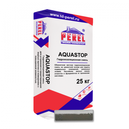 Гидроизоляционная смесь Perel Aquastop, 25 кг по низкой цене