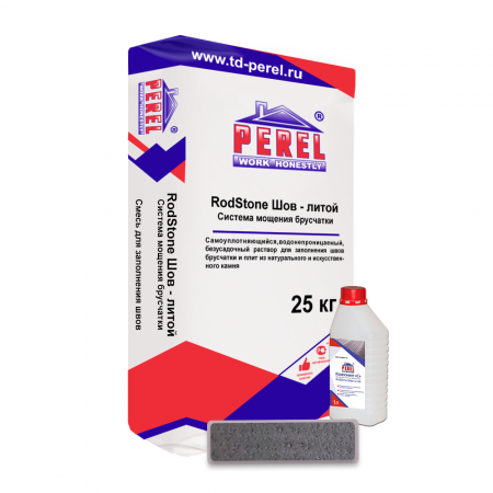 0944 Шов-литой RODSTONE Темно-серый Perel 25 кг по низкой цене