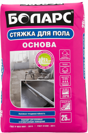 Стяжка для пола высокопрочная ОСНОВА Боларс по низкой цене
