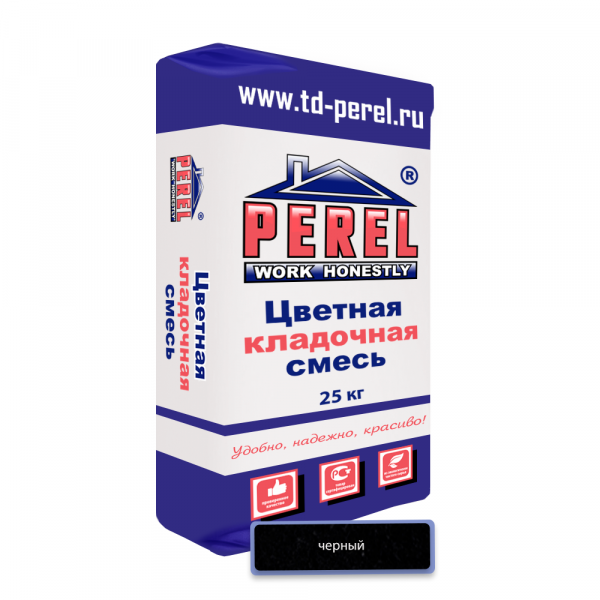 VL 0265 Цветная кладочная смесь PEREL черный 25 кг по низкой цене