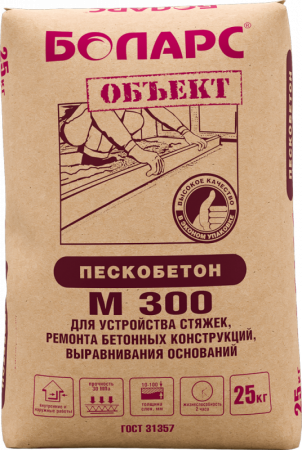 Сухая смесь ПЕСКОБЕТОН М300 Боларс по низкой цене