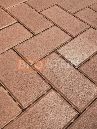 Брусчатка Бордовая 120x240x70 мм Brostein по низкой цене