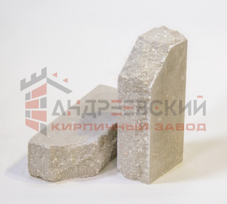 Кирпич гиперпрессованный одноугловой Скала Серый 1.4 NF Андреевский по низкой цене