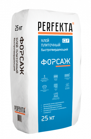 Клей плиточный быстротвердеющий Форсаж, 25 кг по низкой цене