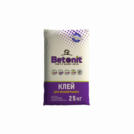 Клей для керамогранита ГОСТ С2ТЕ 25 кг Betonit по низкой цене