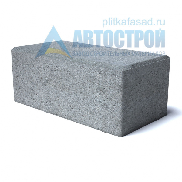 Тротуарная плитка «Брусчатка» с фаской 120х250х80 (12х25х8) серая Автострой по низкой цене