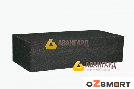 Кирпич гладкий черный ГЛ по низкой цене