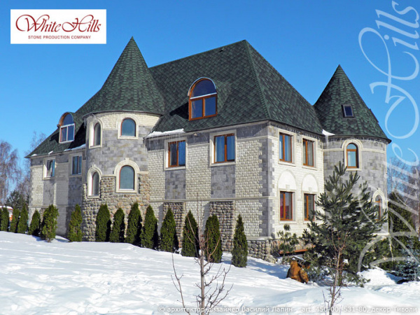 Искусственный декоративный камень Ленстер 531-80 углы White Hills по низкой цене