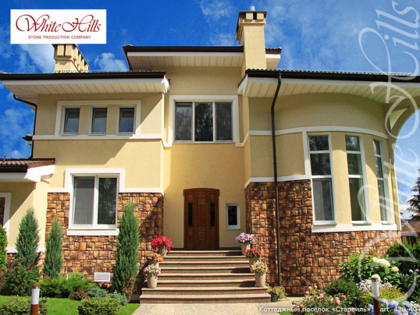 Искусственный декоративный камень Девон 420-40 углы White Hills по низкой цене