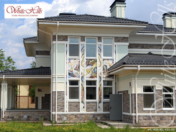 Искусственный декоративный камень Шеффилд 431-80 плоскость White Hills по низкой цене