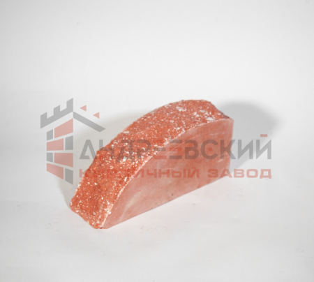 Кирпич гиперпрессованный полукруг Скала Красный 1.4 NF Андреевский по низкой цене