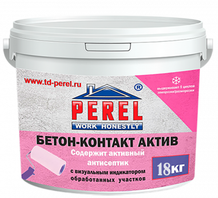 Бетон-контакт с антисептиком Perel Rof, 18 л по низкой цене